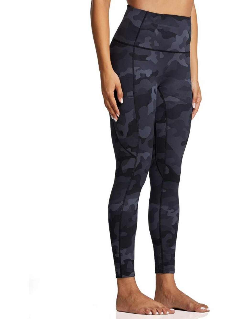High Waisted 7/8 Workout Leggings with Pockets - Squat Proof Yoga Pants Plus